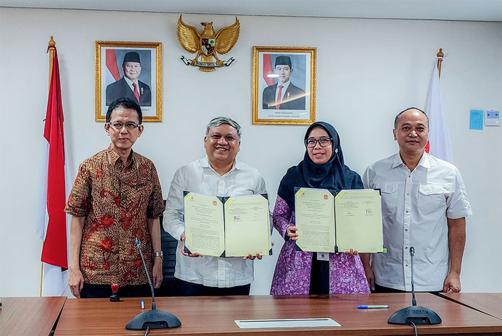 Penandatangan perjanjian kerja sama dengan Badan Riset dan Inovasi Nasional (BRIN)
